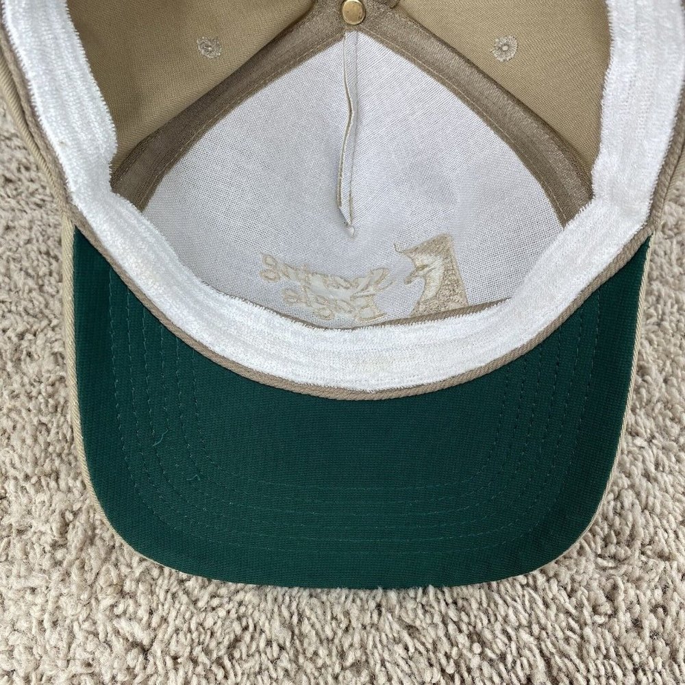 Vintage San Sun Soaring Eagle Casino &‎ Resort Hat Beige Snapback Trucker Cap - Picture 8 of 9